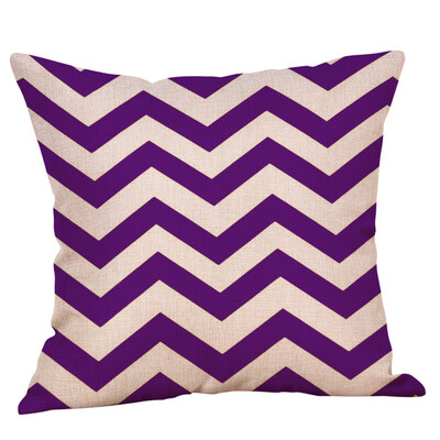 

〖Follure〗Mustard Pillow Case Purple Geometric Fall Autumn Cushion Cover Decorative