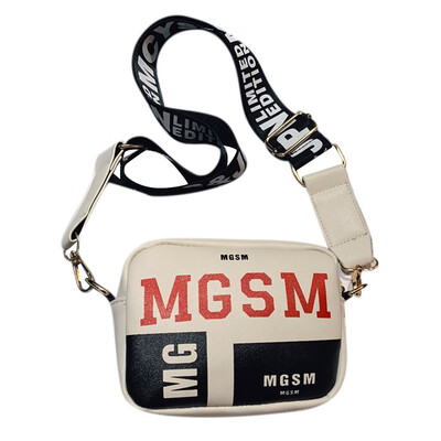 

Children Letter Print Cross-body Handbag Fashion Boys Girls Kids PU Shoulder Messenger Bag