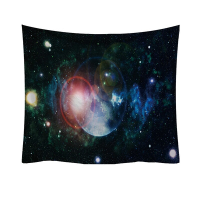 

Toponeto Fashion Tapestry Planet Universe Pattern Style Decorative Tapestry Home Decor