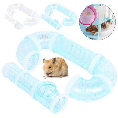 

DIY Transparent Hamster External Pipeline Tunnel Fittings Tube Exercise Cage Accessories Small Pet Toys