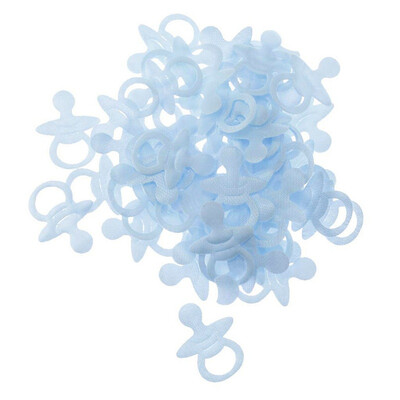 

100pcspack Baby Shower Confetti Table Party Sprinkles Birthday Footprint Pacifier Baby Bib Style Boy Girl Baby Shower Decor