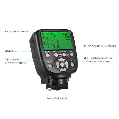 

YONGNUO YN560-TX II Manual Flash Trigger Remote Controller LCD Transmitter for Nikon DSLR Camera to YN560IIIYN560IVYN660YN968N