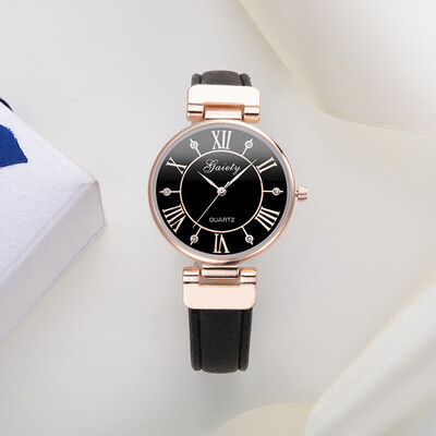 

〖Follure〗Women Leather Band Analog Quartz Round Wrist Watch Watches