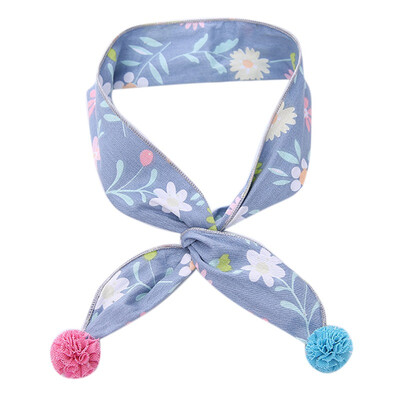 

Hairband Girl Hair Accessories Cotton yarn ball Head Girl rabbit ears Elastic Knotted Headwear