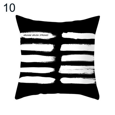 

Geometric Plaid Pattern Pillow Cover Cushion Case Home Car Sofa Bed Hotel Decor