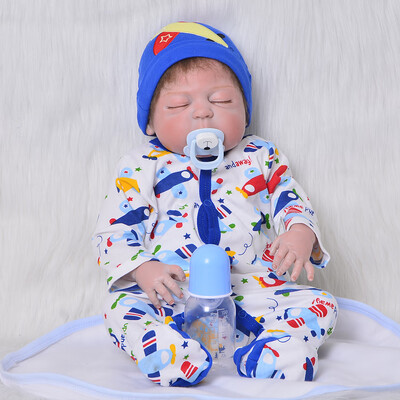 

23 58 cm Realistic Reborn Babies Alive Girl Toddler Toy Full Silicone Baby Dolls Vinyl Body Boneca Reborns Doll Kits Playmates
