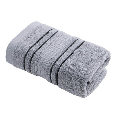 

Towel Cotton Wash Square Towel Household Simple Stripe Soft Absorbent Small Square Towel Wipes Bath Towel