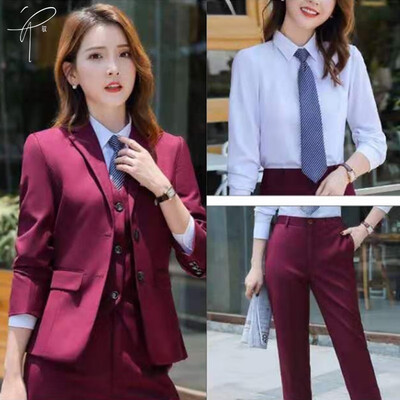 

Shengyu Ladies suit Jacket shirt pants three-piece suit