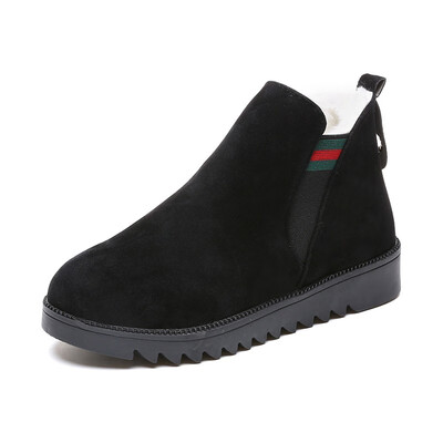 

Womens Boots 2018 Fashion Warm Winter Boots Women New Round Toe Feet Women Casual Shoes Size 35-40