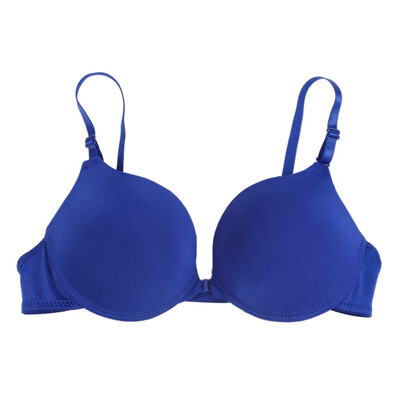 

Fashion Women Underwear Sexy Simple Push Up Bra Solid Color Underwear Buckle Female Bra Seamless Sexy Front Closure Bra