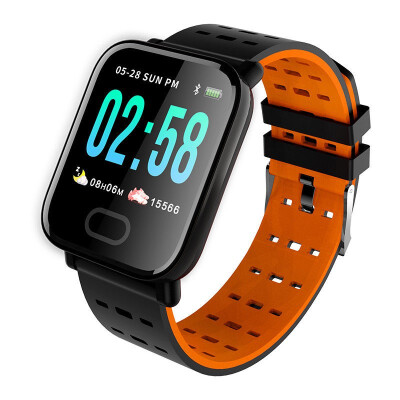 

UK A6 Waterproof Smart Watch Heart Rate Monitor Bracelet Wristband for Android