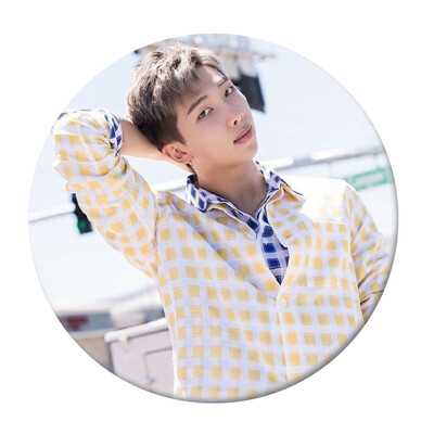 

KPOP Bangtan Boys BTS LightBoy With Luv Brooch Pin Badge For Clothes Hat Bag
