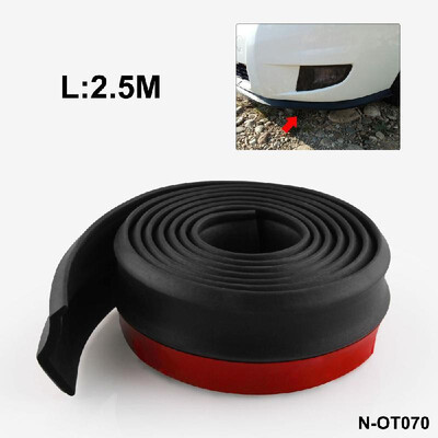 

Manufacturer front lip bumper strip upgrade version car front shovel side skirt anti-collision rubber strip carbon fiber anti-coll