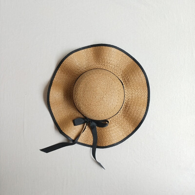 

Hat Female Seaside Summer Sunshine Straw Hat Travel eaves beach sunshade hat summer leisure Baitao Korean version tide