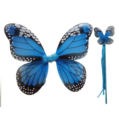 

Monarch Butterfly Wing Headband Sparklers Glitter Cosplay Costume Fairy Costume Halloween Decoration Birthday Party Decorations