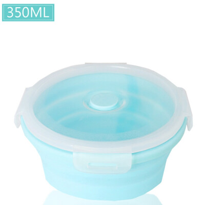 

3505008001200ml Sealed Lunch Box Round Salad Bento Box Outdoor Portable Container Box for Workers Student