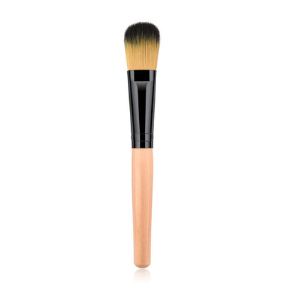 

1pcs 4 Colors Synthetic Hair Wood Handle High Quality Pro Round Face Mask Brush Tool Cosmetic Makeup Brush