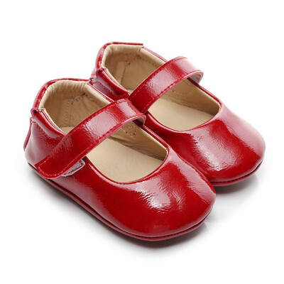 

Baby Girl PU shoes Anti-Slip First Walkers Newborn Walking Flats Pricess Shoe Toddler Infant Soft Soled Crib Shoes 0-18M
