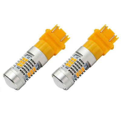 

2PCS 3157 21SMD Auto Direction Indicator Lamps Car Turn Signals Automobile LED Yellow Light Bulb Kit
