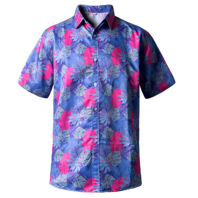 

Toponeto Spring&Summer Fashion Couple Personal Printed Short-sleeved Beach Tops