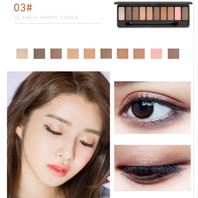 

10 color eye shadow of cherry blossoms suit Pearl Dumb light Lasting Coloration waterproof Eye shadow Glitter Matte Natural