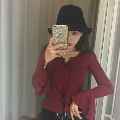 

Women Tops Ladies Blouse Party Solid Tops Sexy Fashion Plus Size Casual