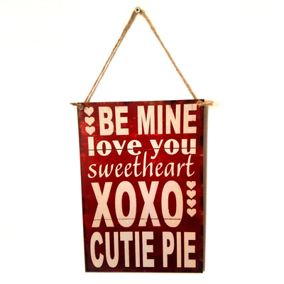 

Vintage Style Wooden Wall Hanging Decoration Board Handmade Rustic Signs Door Ornaments Plaque Hanger Holiday Valentine Gift