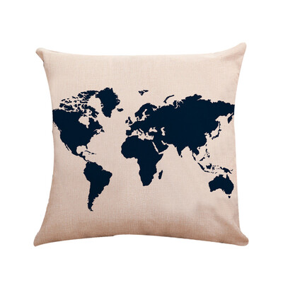 

Tailored Oil Painted Pillow Case Cotton Bend Linen Cushion Cover Sofa Decorative Square