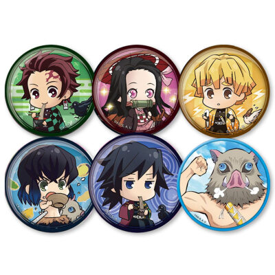 

redCherry Anime Demon Slayer My Hero Academia Dragon Ball Brooches Button Badges Pins Set for Clothes Backpack Pencil Case