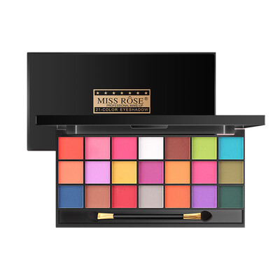

Makeup Eyeshadow Palette Shimmer Matte Glitter Eye shadow Pallete 21 Shades Pigmented Eye Shadow Warm Colors