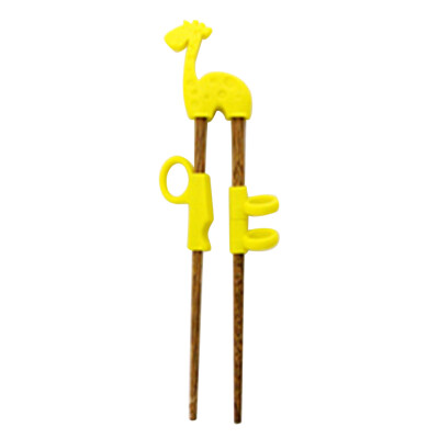 

Cute Children Chopsticks For Kids Baby Wooden Cartoon Learning Reusable Straw Training Chopsticks Home Baby Products