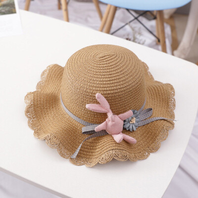 

Summer Newborn Photography Props Baby Girl Sun Hat Baby Hat Cap Cotton Kids Floral Beach Bucket Girls Hats