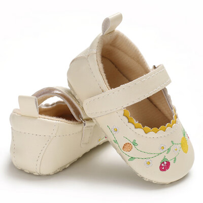 

Cute Girl Baby Shoes Non-slip Comfortable Bow Flower Princess Toddler Shoes
