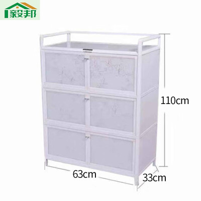 

stainless steel cupboard cabinet aluminum alloy cabinet tea cabinet balcony storage cabinet side cabinet