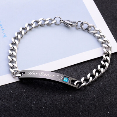 

New Style Concise Fashional Couples Beautiful Personality Elegant Alloy Material Bracelet