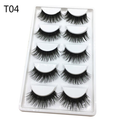 

Gobestart Luxury 3D False Lashes Fluffy Strip Eyelashes Long Natural Party
