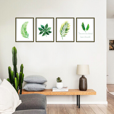 

Gobestart Plant Leaves Art Vinyl Mural Home Room Decor Wall Stickers