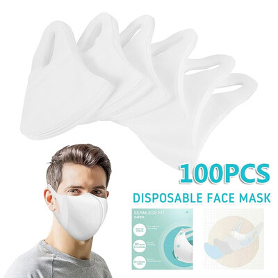 

100PCS Disposable Face Mask Dust Masks with Elastic Ear Loop