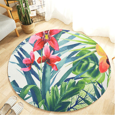 

〖Follure〗Botany Elements Blanket Round Bathroom carpet 55cm
