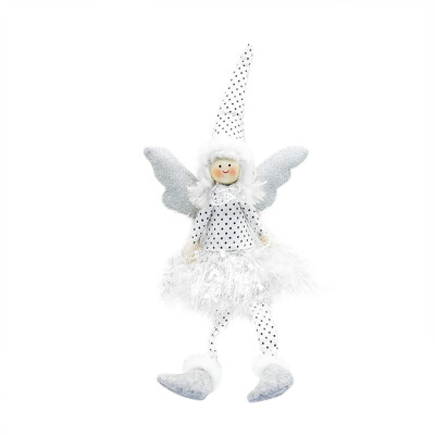 

Siaonvr Christmas Angel Doll Christmas Long Feet Doll Decoration Home Party Ornament