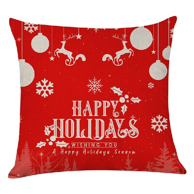 

Christmas Throw Pillow Covers Pillowcase Decorative for Sofa Bed 18x18 Inches