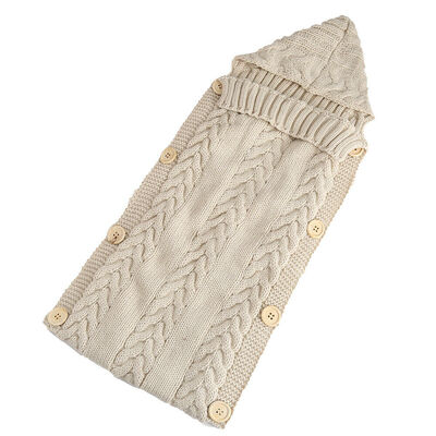 

Newborn Infant Baby Boy Girl Blanket Knit Crochet Warm Swaddle Wrap Sleeping Bag