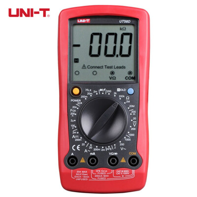 

UNI-T UT58D 1999 Counts LCD Large Screen Digital Multimeter AC DC Voltage Current Resistance Capacitance Inductance Meter Tester