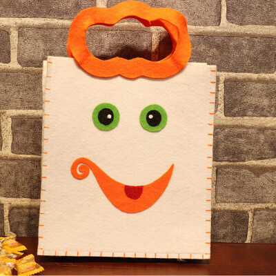 

Toponeto Halloween Cute DIY Nonwovens Candy Bag Package Children Party Storage Sugar