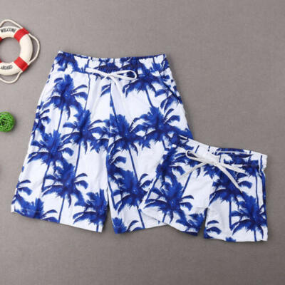 

Men Boy Family Matching Boho Swim Board Shorts Trunks Swimwear Summer Pants