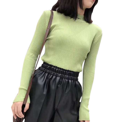 

Cosy Women clothes Long Sleeve Slim Knitted Turtleneck womens Sweater Jumper Fashion Solid Autumn Winter Pullover Tops