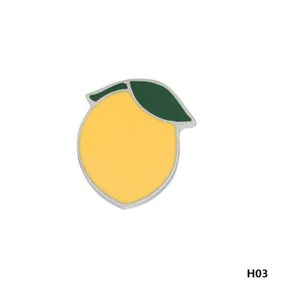 

Creative Banana Cherry Peaches Mini Cartoon Pin Brooch Lovely Shirt Collar Brooches