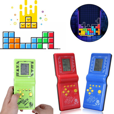 

Random Color LCD Game Classic Vintage Tetris Brick Handheld Arcade Pocket Toys