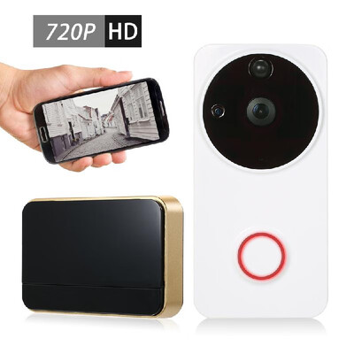 

720P WiFi Visual Intercom Door Phone 2-way audio Video Doorbell Support Infrared Night View PIR Motion Sensor Android IOS APP Remo