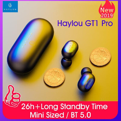 

Xiaomi Haylou GT1 Pro TWS Wireless Earphones Fingerprint Touch Earbuds BT 50 AAC DSP Noise Reduction Binaural Call Headphone Voic